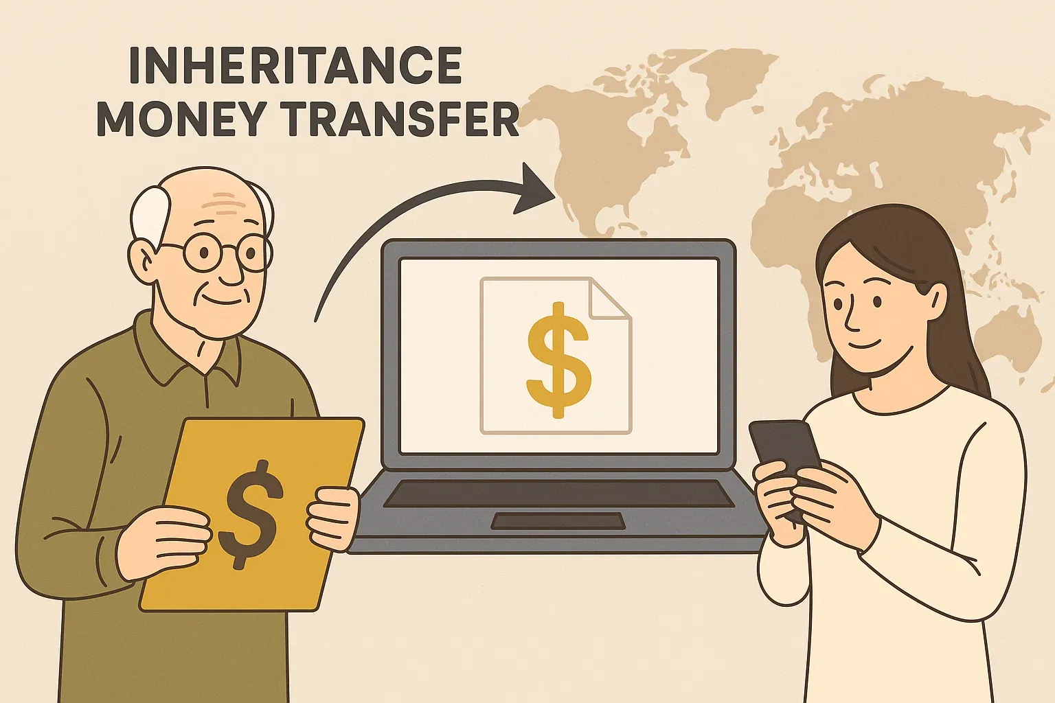 Chuyển tiền thừa kế cho người hưởng thừa kế ở nước ngoài