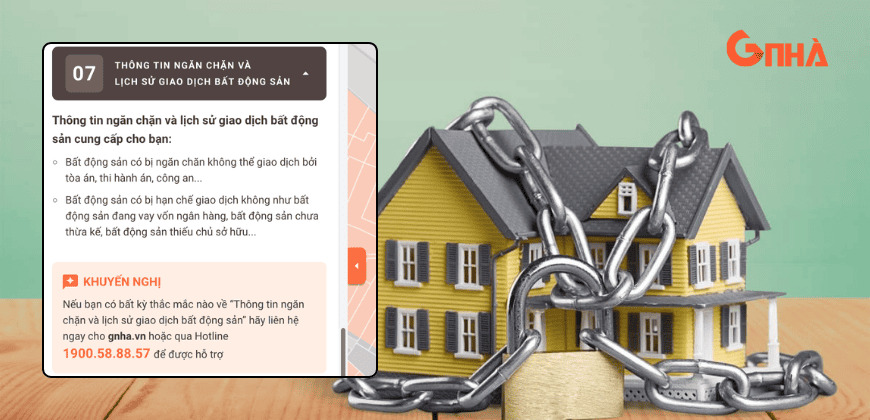 Công cụ kiểm tra thông tin thế chấp bất động sản online GNha